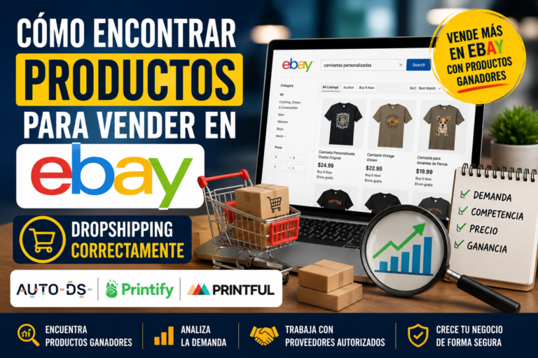 Cómo Encontrar Productos para Vender en eBay y Hacer Dropshipping Correctamente