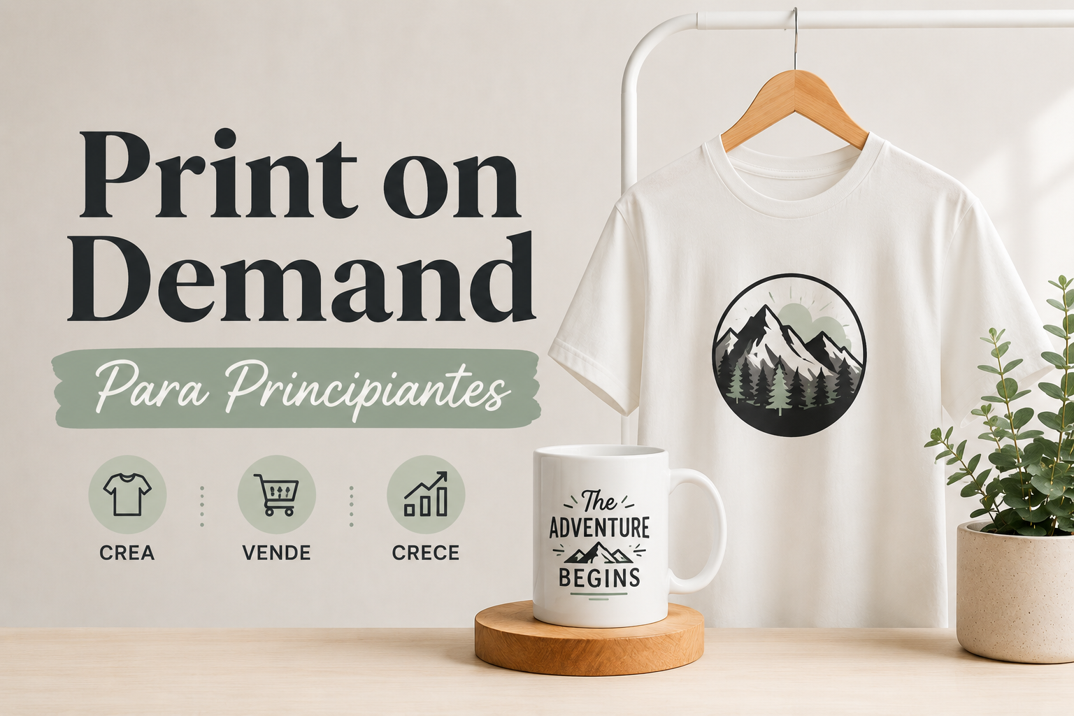 Guía completa de Print on Demand para principiantes 2026